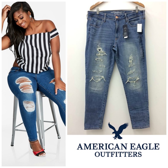 American Eagle Outfitters Denim - AEO Distressed stretch Jeggings - 18